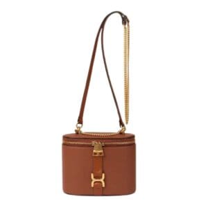 CHLOE MARCIE MINI VANITY ON CHAIN TAN