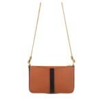 CHLOE MARCIE POUCH ON CHAIN TAN