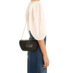 CHLOE ZIPPERED MINI BASKET WITH CHAIN BLACK