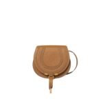 CHLOE MARCIE SMALL SADDLE BAG POTTERY BROWN