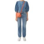 CHLOE MARCIE SMALL SADDLE BAG TAWNY ORANGE