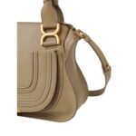 CHLOE MARCIE SMALL DOUBLE CARRY BAG POTTERY GREEN