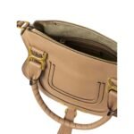 CHLOE MARCIE SMALL DOUBLE CARRY BAG MILKY BROWN