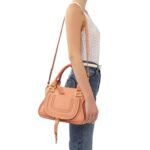 CHLOE MARCIE SMALL DOUBLE CARRY BAG TERRACOTTA PINK