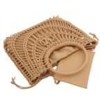 VALENTINO GARAVANI ALLKNOTS WOVEN LEATHER SHOPPER