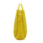 VALENTINO GARAVANI ALLKNOTS WOVEN LEATHER SHOPPER