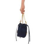 CHLOE MARCIE MICRO BUCKET DENIM