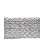 VALENTINO GARAVANI ROCKSTUD SPIKE METALLIC LAMBSKIN SHOULDER BAG