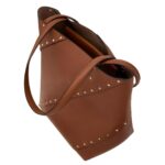 VALENTINO GARAVANI ROCKSTUD WISPY SHOPPING BAG IN CALFSKIN