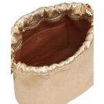 VALENTINO GARAVANI VLOGO POUF NAPPA LEATHER MINI BUCKET BAG