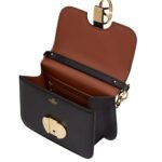 VALENTINO GARAVANI VLOGO O'CLOCK SMALL NAPPA LEATHER SHOULDER BAG WITH CHAIN