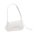 SANTONI WHITE LEATHER THEPLUTO BAG