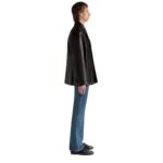 BALLY JACKET IN BLACK LEATHER