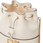 VALENTINO GARAVANI MINI BUCKET BAG IN NAPPA WITH VLOGO SIGNATURE CHAIN