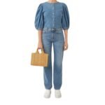 CHLOE SMALL WOODY TOTE BAG HONEY GOLD