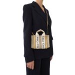 CHLOE MINI WOODY TOTE BAG HONEY GOLD