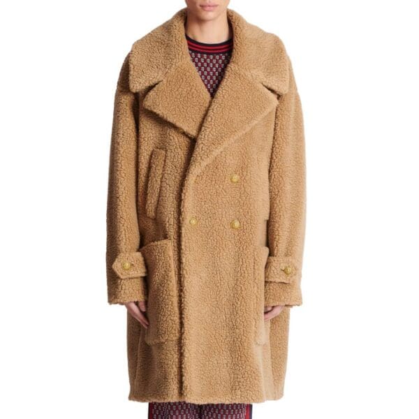  BALMAIN LONG DOUBLE BREASTED COAT