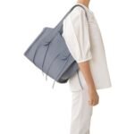 CHLOE MEDIUM MONY TOTE BAG STORM BLUE