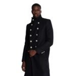 BALMAIN MID LENGTH MILITARY STYLE COAT