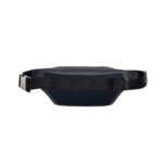 SANTONI BLUE TUMBLED LEATHER BELT BAG