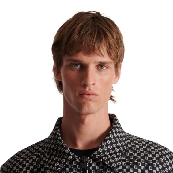 BALMAIN MINI MONOGRAM BOMBER JACKET