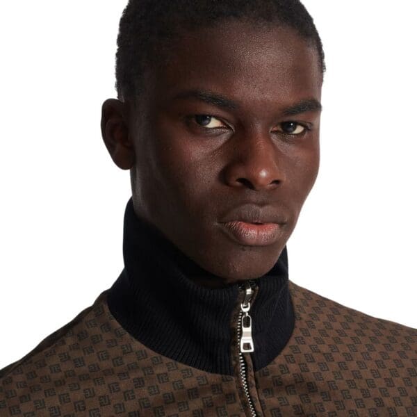 BALMAIN REVERSIBLE MINI MONOGRAMMED BOMBER