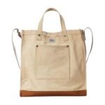 RALPH LAUREN CANVAS CARPENTER TOTE