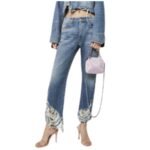 STELLA MCCARTNEY FALABELLA CRYSTAL MINI SHOULDER BAG