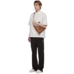 MCM HIMMEL TRIANGLE POUCH IN LAURETOS COGNAC