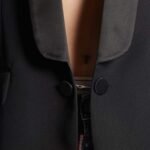DSQUARED2 CRYSTAL FRINGED BLAZER