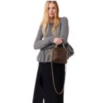 STELLA MCCARTNEY FALABELLA SCALE-EMBOSSED TINY TOTE BAG