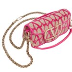 VALENTINO GARAVANI LOCÒ TOILE ICONOGRAPHE SHOULDER BAG