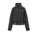 BALMAIN TWEED BOMBER JACKET