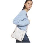 STELLA MCCARTNEY LOGO GRAINY ALTER MAT SHOULDER BAG