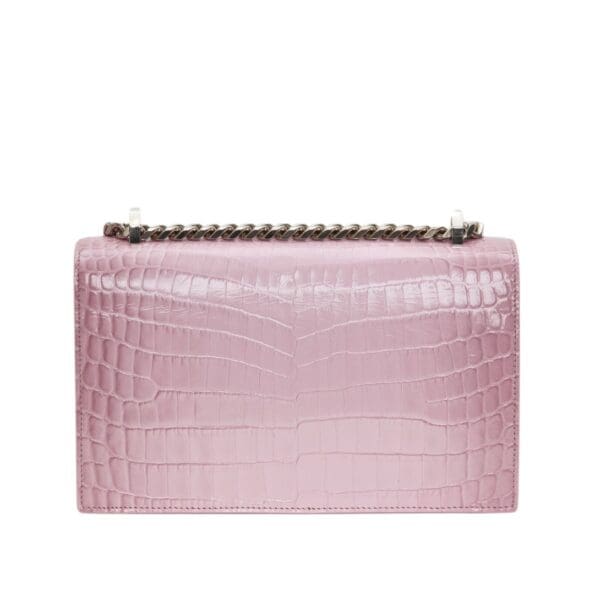 ALEXANDER MCQUEEN WOMANS Pink JEWELLED SATCHEL IN ANTIQUE PINK