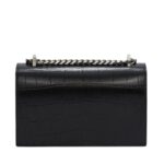 ALEXANDER MCQUEEN WOMANS JEWELLED SATCHEL IN BLACKSILVER
