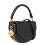 vSTELLA MCCARTNEY FRAYME RYDER MEDIUM FLAP SHOULDER BAG