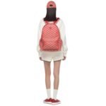 MCM HIMMEL BACKPACK IN LAURETOS JACQUARD RED