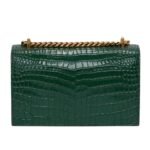 ALEXANDER MCQUEEN WOMANS JEWELLED SATCHEL IN EMERALD