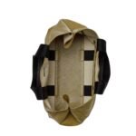 MCM REVERSIBLE DIAMOND TOTE IN CANVAS LEATHER MIX BEIGE