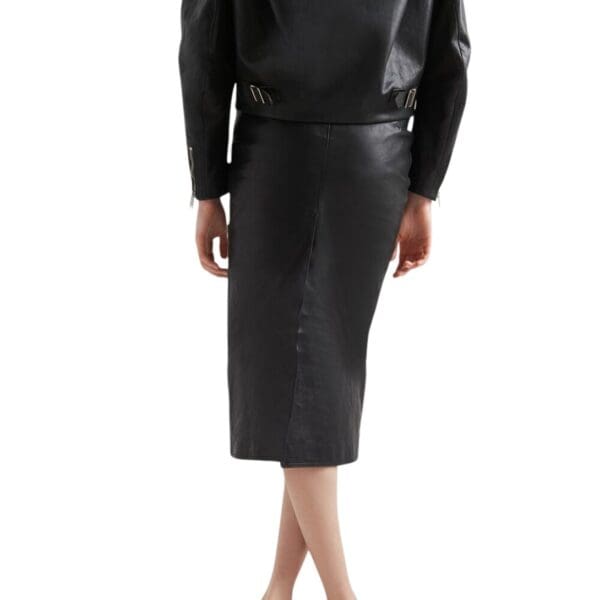 PRADA LEATHER SHIRT
