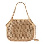 STELLA MCCARTNEY FALABELLA CRYSTAL MESH MINI TOTE BAG