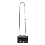 ALEXANDER MCQUEEN WOMANS MINI JEWELLED SATCHEL IN BLACK