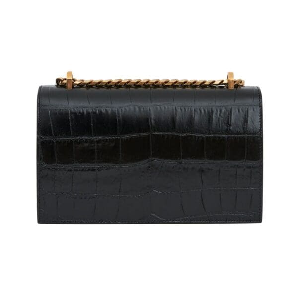 ALEXANDER MCQUEEN WOMANS MINI JEWELLED SATCHEL IN BLACKGOLD