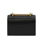 ALEXANDER MCQUEEN WOMANS MINI JEWELLED SATCHEL IN BLACKGOLD