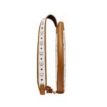 MCM TENNIS RACKET COVER IN MEGA LAUREL VISETOS WHITE