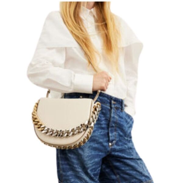 STELLA MCCARTNEY FRAYME SMALL SHOULDER BAG