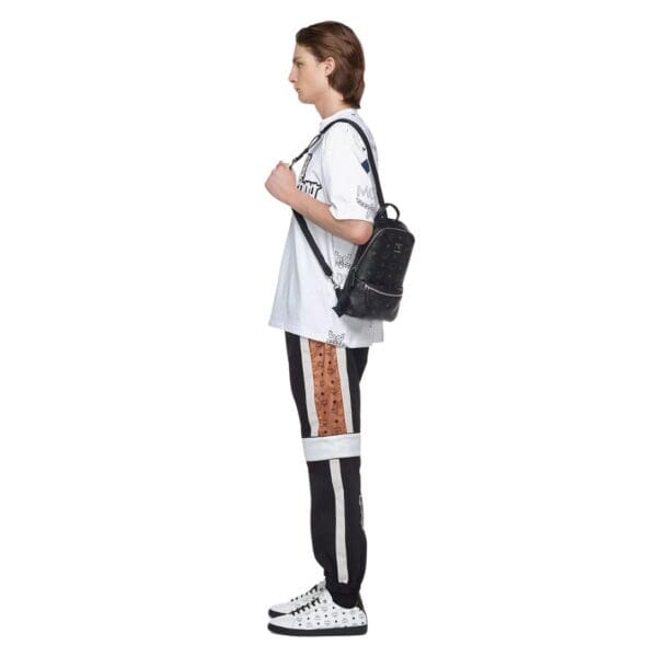 MCM AREN SLING BAG IN VISETOS BLACK