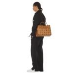 MCM MÜNCHEN TOTE IN MAXI VISETOS COGNAC