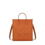 MCM MEDIUM KLASSIK TOTE IN SPANISH CALF LEATHER COGNAC